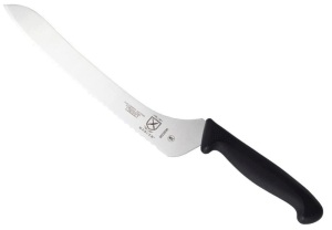 Mercer Culinary Millennia 9-Inch Offset Wavy Edge Bread Knife, Black, E-Commerce Return