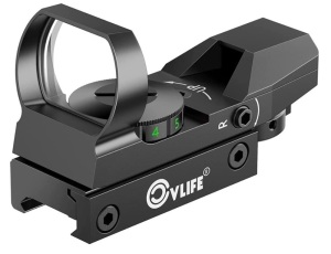 CVLIFE 1X22X33 Red Green Dot Gun Sight Scope Reflex Sight with 20mm Rail, E-Commerce Return, Untested