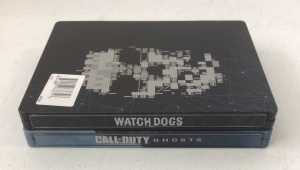 Lot of 2 PS4 Steelbook Games, Watch_Dogs, and Call of Duty Ghost, E-Commerce Return