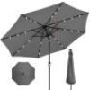 Solar LED Lighted Patio Umbrella w/ Tilt Adjustment, UV-Resistance - 10ft&nbsp;