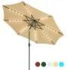 Patio Watcher 11-FT Solar Umbrella Beige&nbsp;