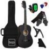 Beginner Acoustic Guitar Set w/ Case, Strap, Digital Tuner, Strings - 38in&nbsp;