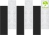 6pk BUBOS Art Acoustic Panels, 48&ldquo;x12&rdquo;