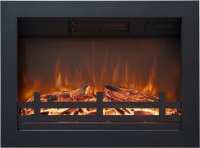Rodalflame 23 inch Electric Fireplace Insert with Remote Control, 750/1500w, 3 Adjustable Brightness Flames, Overheat Protection, Black