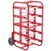 VEVOR Wire Reel Caddy 1Inch & 4/5Inch Axles Wire Spool Rack 43Inch x15Inch x17Inch 