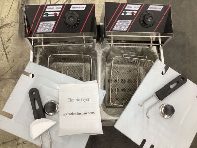Double Electric Fryer - Bent
