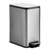 ELPHECO Small Step Trash Can with Lid 1.3 Gallon 