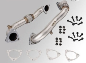 Heavy Duty Polished Up Pipes For 2008-2010 Ford 6.4L Powerstroke Diesel No EGR - New 