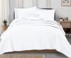 Great Bay Home Detailed Channel Stitch All-Season Reversible Quilt Set With Shams, Full/Queen 