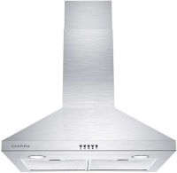CIARRA CAS75206P 30" Stainless Steel&nbsp;Range Hood with LED Lights, Mesh Filters and 3 Speed Push Button, Ducted/Ductless Convertible - Appears New&nbsp;