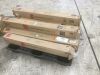 Lot of Tan Patio Umbrellas, Assorted Sizes, Uninspected 