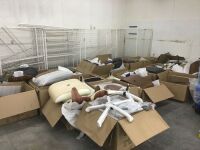 Huge Lot of Chair Parts for&nbsp;Mid Century Lounge Chairs and Ottoman -&nbsp;Mostly Seat Bottoms & Ottomans, Some Back Pieces - Different Styles&nbsp;