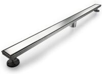 Neodrain 72-Inch Linear Shower Drain with 2-in-1 Flat & Tile Insert Cover, Brushed 304 Stainless Steel