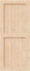 EaseLife Unfinished Sliding Barn Door Slab, Solid Spruce Wood, H-Frame, 36" x 84"&nbsp;