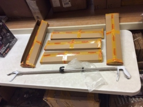 Lot of (5) Professional Collapsible Snake Handling Tool with Zigzag Wide Jaw - New&nbsp;