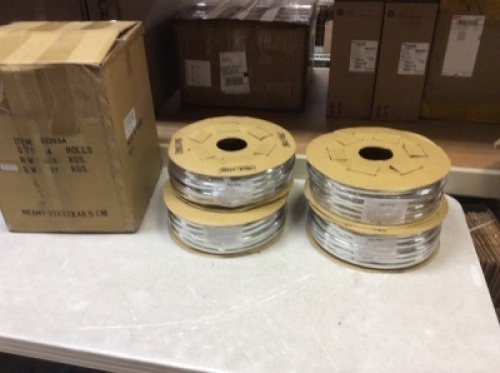 Lot of (4) Rolls of Flexline Adhesive Backed&nbsp;Chrome Automobile Trim - New