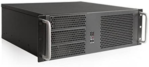 iStarUSA D-314-MATX 3U Compact Rackmount Chassis Compatible with PS2 Power Supply - Appears New 