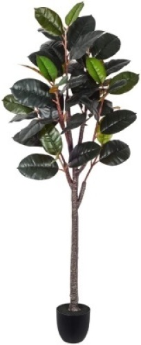 Lot of (3)&nbsp;Wofair&nbsp;5' Artificial Fiddle Trees - New