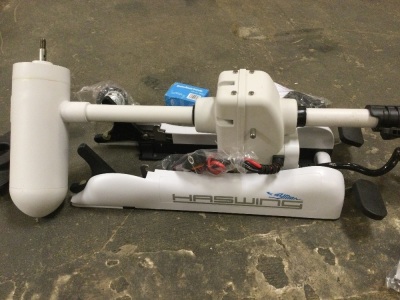 Haswing Cayman 24v 80lbs Bow Mount Electric Trolling Motor, 60". Appears New. Untested