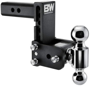 B&W Tow & Stow - Fits 2" Receiver, Dual Ball (2" x 2-5/16"), 5" Drop, 10,000 GTW. Appears New