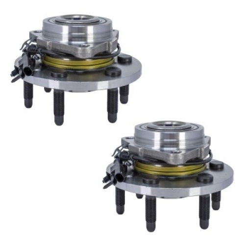 Longgo - HU515096 x2 Front Wheel Bearing Hub Assembly 4x4 4WD for 2007~2014 Escalade, 07~13 Avalanche, 2007~2013 Silverado 1500, 2007~2014 Suburban 1500, 2007~2014 Tahoe, 2007~2013 Sierra 1500