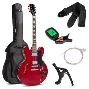 All-Inclusive Semi-Hollow Body Electric Guitar Set 