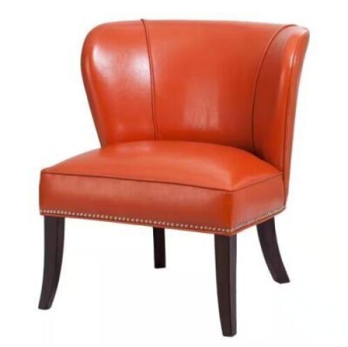 Madison Park&nbsp;Sheldon Orange Modern Armless Accent Chair