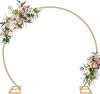 Fotako 8' Wedding Arch Round Backdrop Stand with 12 Thicken Tubes