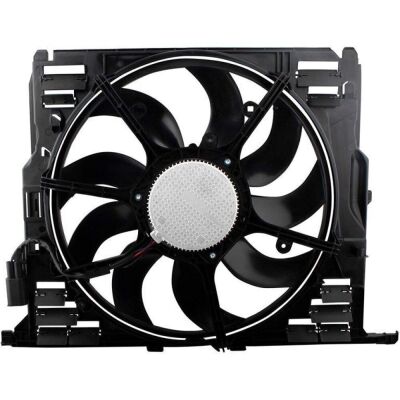 BOXI Radiator Cooling Fan Assembly for 2009-2015 BMW 528i 530i 535i 640i L6 3.0L