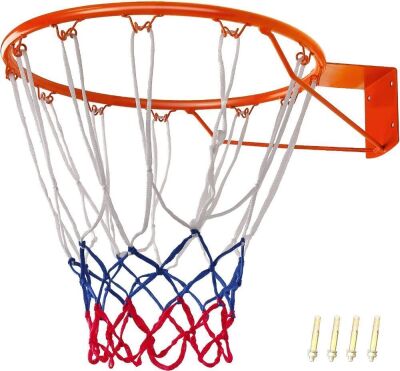 ANOWONA Wall Mounted Basketball Rim Goal 