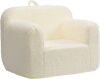 ALIMORDEN Kids Ultra-Soft Snuggle Foam Filled Chair, Cream 