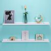 AZSKY Floating Picture Shelves, Set of 2 