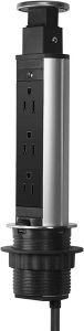 Elbe 3-Way Pull Out Socket w/ 1.5M Extension Cord