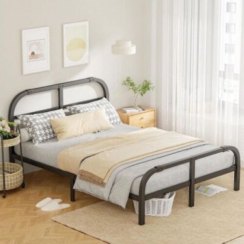 ONEMO 14 Inch Queen Metal Platform&nbsp;Bed Frame with Headboard and Footboard&nbsp;