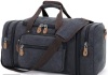 Dark Gray Canvas Duffel Bag