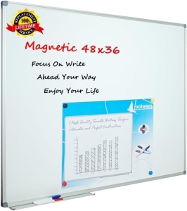 Lockways White Board Dry Erase Board 48x36"