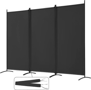 Spurgehom 3 Panel Folding Partition Privacy Screen Room Divider