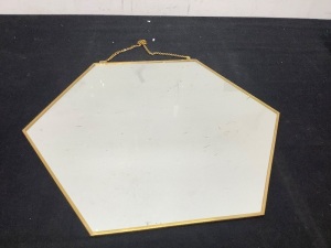 Hexagon Hanging Mirror 