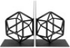 Lot of (3) Agirlgle Decorative Metal Bookends - New