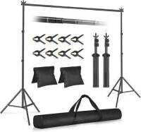Emart Photo Video Studio 10Ft Adjustable Background Stand Backdrop Support System Kit with Carry Bag&nbsp;&nbsp;