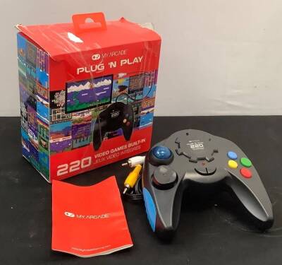 My Arcade Plug N Play with 220 Built in Video Games