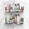 DADDY CREATIONS 2-Pack Corner Shower Caddy