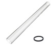 Glass Tube, 49" Long x 4" Diameter