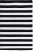 Black & White 4 ft x 6 ft Recycled Plastic Floor Mat