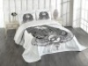 Ambesonne Egyptian Print Bedspread and Pillow Cases
