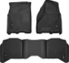 Husky Liners 99001 Black Weatherbeater Front & 2nd Seat Floor Liners Fits 09-18 Dodge Ram 1500 Crew Cab, '19 Dodge Ram 1500 Classic Crew Cab, 10-18 Dodge Ram 2500/3500 Crew Cab - Appears New