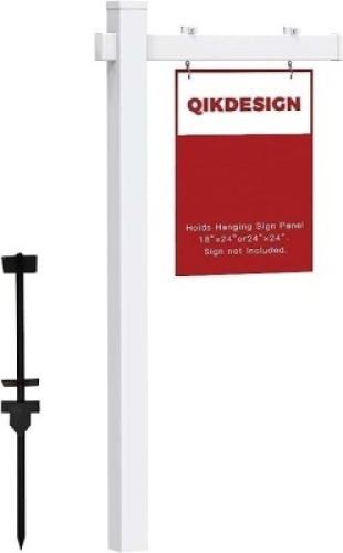 FenceTech Vinyl Real Estate Sign Post 36'