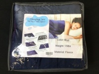 SleepingCare 15 lbs Weighted Fleece Blanket&nbsp;