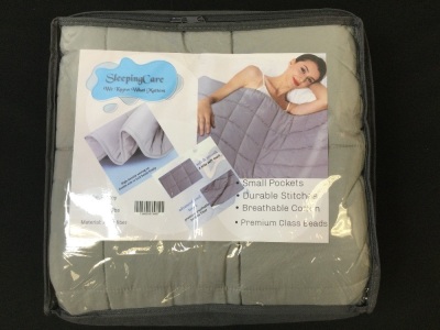 SleepingCare 15 lbs Weighted Microfiber Blanket