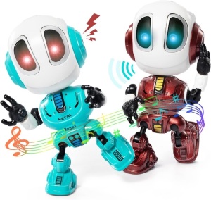 Two Rechargeable Talking Robots Toys for Kids